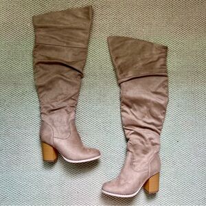 Over the Knee Heeled Boots